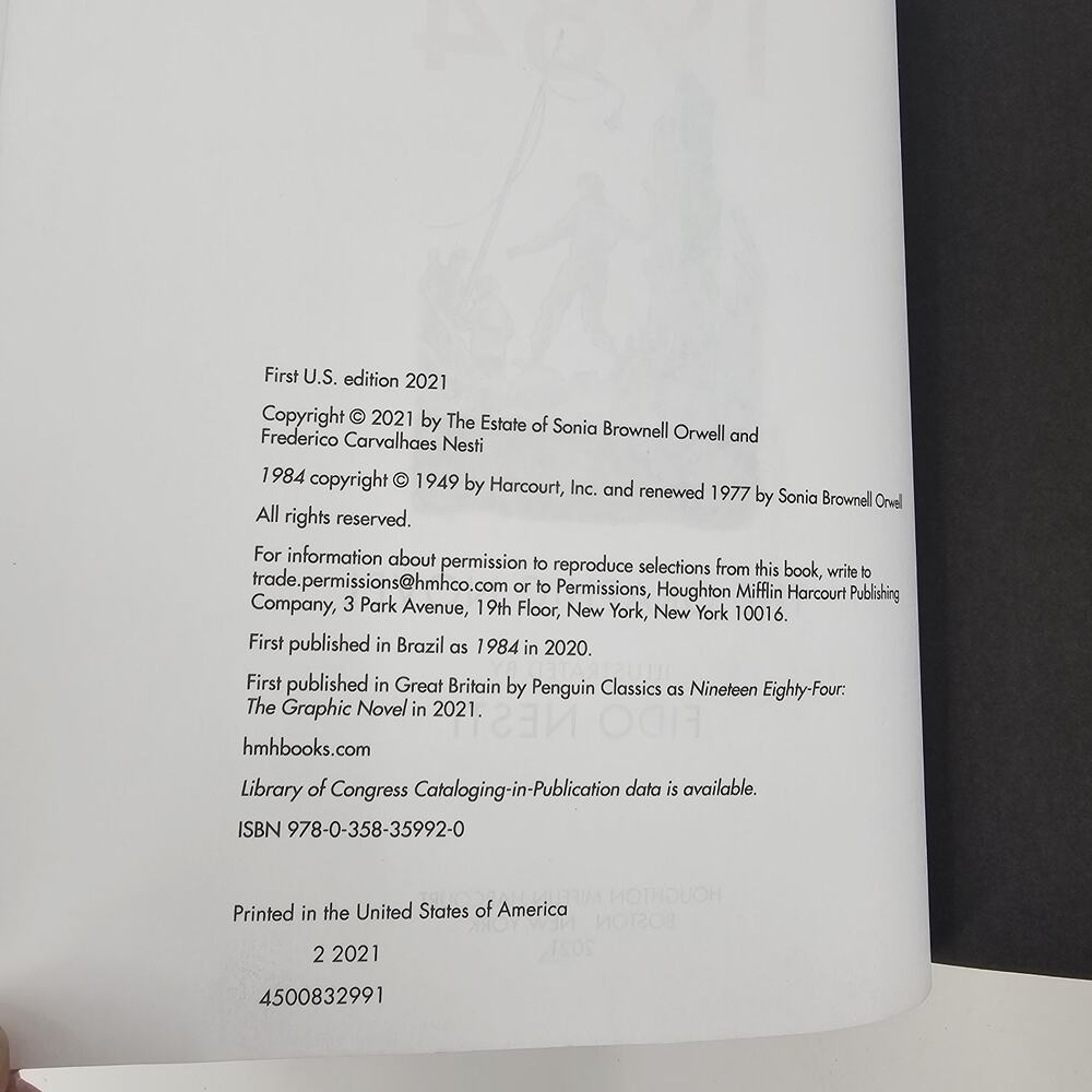 GEORGE ORWELL 1984 Nineteen Eighty-Four The Graphic Novel Hardcover Ex Libris - Picture 5 of 7
